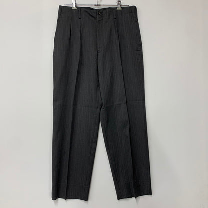 【現状渡し品】【メンズ】 YOHJI YAMAMOTO COSTUME D'HOMME ヨウジヤマモトコスチュームドオム STRIPE SET-UP HJ-J80-169 HJ-P83-169 ストライプ セットアップ 140-251122-as-47-izu サイズ：6 カラー：グレー系 万代Net店