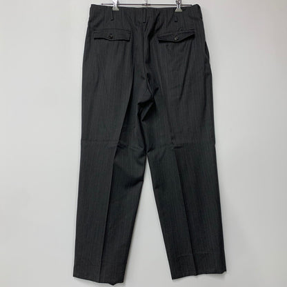 【現状渡し品】【メンズ】 YOHJI YAMAMOTO COSTUME D'HOMME ヨウジヤマモトコスチュームドオム STRIPE SET-UP HJ-J80-169 HJ-P83-169 ストライプ セットアップ 140-251122-as-47-izu サイズ：6 カラー：グレー系 万代Net店