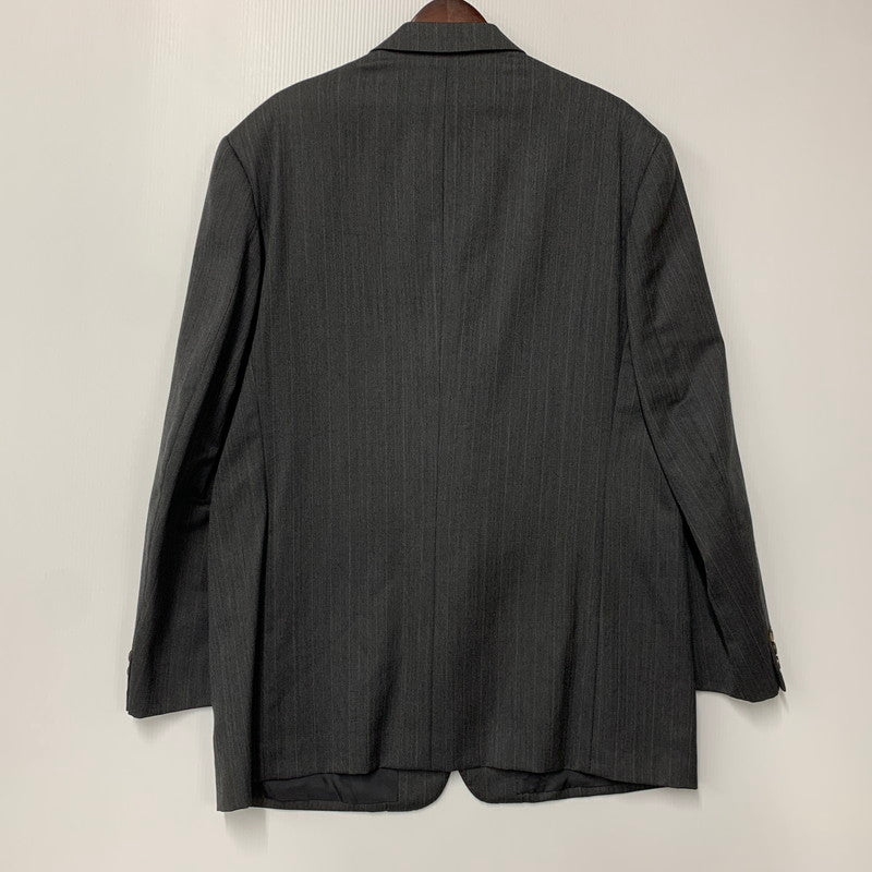 【現状渡し品】【メンズ】 YOHJI YAMAMOTO COSTUME D'HOMME ヨウジヤマモトコスチュームドオム STRIPE SET-UP HJ-J80-169 HJ-P83-169 ストライプ セットアップ 140-251122-as-47-izu サイズ：6 カラー：グレー系 万代Net店