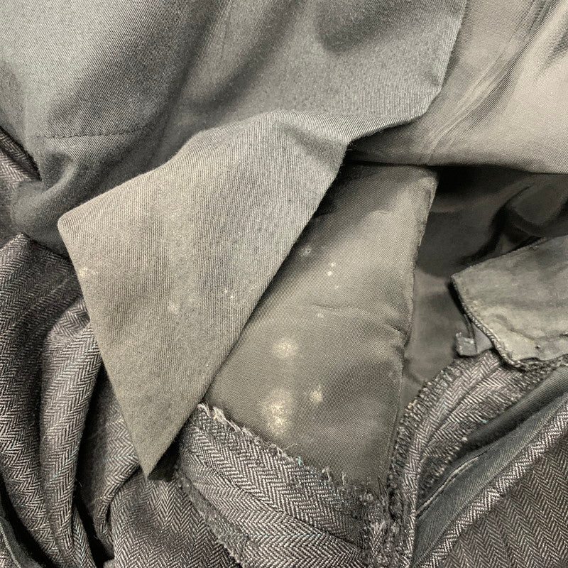 【現状渡し品】【メンズ】 YOHJI YAMAMOTO COSTUME D'HOMME ヨウジヤマモトコスチュームドオム STRIPE SET-UP HJ-J80-169 HJ-P83-169 ストライプ セットアップ 140-251122-as-47-izu サイズ：6 カラー：グレー系 万代Net店