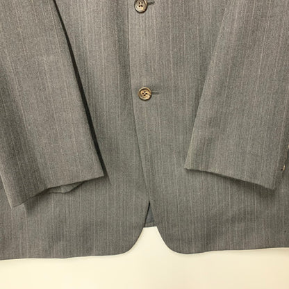 【現状渡し品】【メンズ】 YOHJI YAMAMOTO COSTUME D'HOMME ヨウジヤマモトコスチュームドオム STRIPE SET-UP HJ-J80-169 HJ-P83-169 ストライプ セットアップ 140-251122-as-47-izu サイズ：6 カラー：グレー系 万代Net店