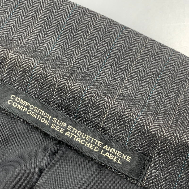 【現状渡し品】【メンズ】 YOHJI YAMAMOTO COSTUME D'HOMME ヨウジヤマモトコスチュームドオム STRIPE SET-UP HJ-J80-169 HJ-P83-169 ストライプ セットアップ 140-251122-as-47-izu サイズ：6 カラー：グレー系 万代Net店