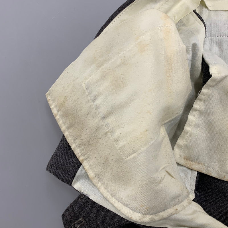 【中古品】【メンズ】 ATELIER SAB FOR MEN アトリエサブメン WOOL DOUBLE-BREASTED JACKET PANTS SET-UP ウール ダブルブレステッドジャケット パンツ セットアップ 140-251129-as-17-izu サイズ：上M/下L カラー：ブラウン 万代Net店