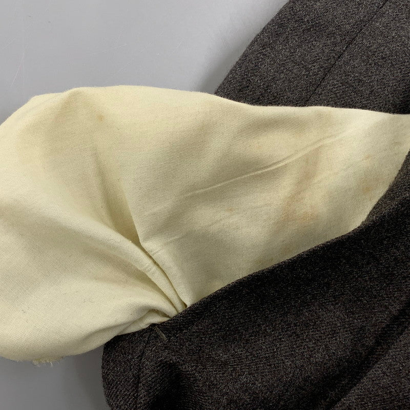 【中古品】【メンズ】 ATELIER SAB FOR MEN アトリエサブメン WOOL DOUBLE-BREASTED JACKET PANTS SET-UP ウール ダブルブレステッドジャケット パンツ セットアップ 140-251129-as-17-izu サイズ：上M/下L カラー：ブラウン 万代Net店