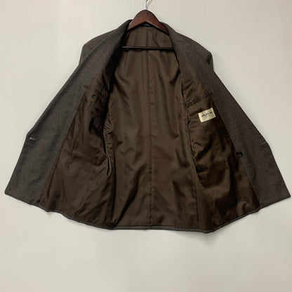 【中古品】【メンズ】 ATELIER SAB FOR MEN アトリエサブメン WOOL DOUBLE-BREASTED JACKET PANTS SET-UP ウール ダブルブレステッドジャケット パンツ セットアップ 140-251129-as-17-izu サイズ：上M/下L カラー：ブラウン 万代Net店