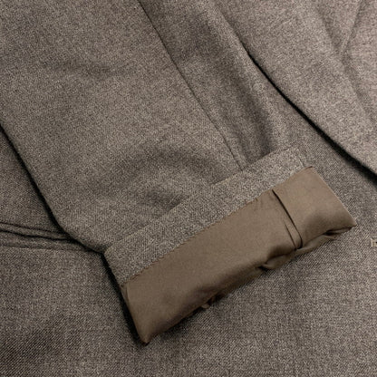 【中古品】【メンズ】 ATELIER SAB FOR MEN アトリエサブメン WOOL DOUBLE-BREASTED JACKET PANTS SET-UP ウール ダブルブレステッドジャケット パンツ セットアップ 140-251129-as-17-izu サイズ：上M/下L カラー：ブラウン 万代Net店