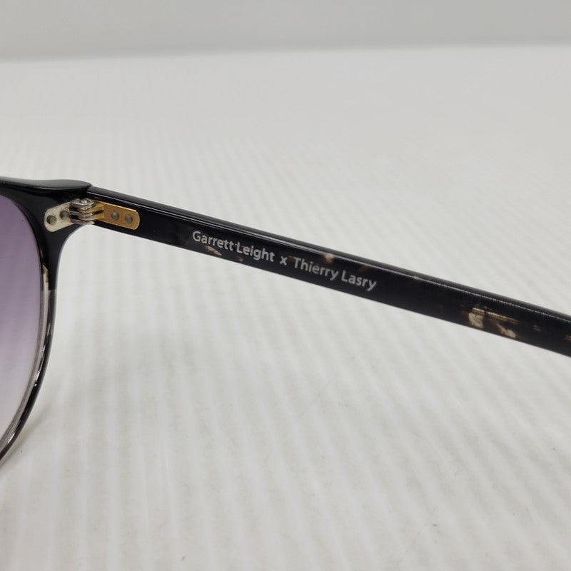 【中古品】【メンズ/レディース】 GARRETT LEIGHT ギャレットライト × THIERRY LASRY ティエリーラスリー NO.1 サングラス 203-251129-as-36-izu サイズ：53□20 カラー：ブラック系×グレー 万代Net店