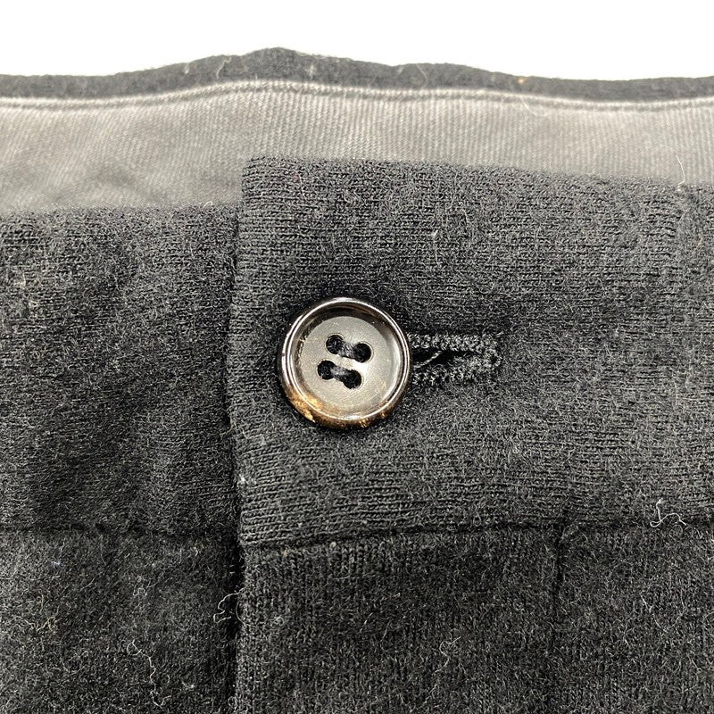 【現状渡し品】【レディース】 tricot COMME des GARCONS トリココムデギャルソン WOOL WIDE PANTS TP-07002M ウール ワイドパンツ ボトムス 168-251207-as-08-izu サイズ：M カラー：ブラック 万代Net店
