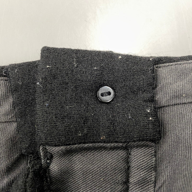 【現状渡し品】【レディース】 tricot COMME des GARCONS トリココムデギャルソン WOOL WIDE PANTS TP-07002M ウール ワイドパンツ ボトムス 168-251207-as-08-izu サイズ：M カラー：ブラック 万代Net店