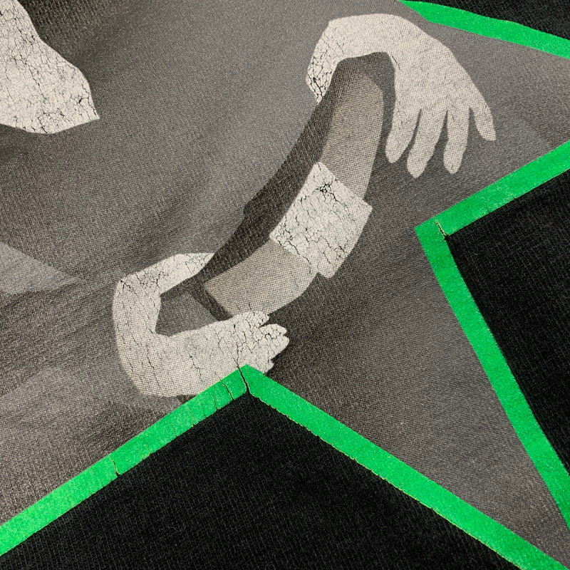 【中古品】【メンズ】 A BATHING APE アベイシングエイプ STAR THUNDER BAPESTA GIRL PRINT TEE スターサンダー プリント Tシャツ 半袖 トップス 142-251124-as-12-izu サイズ：M カラー：ブラック 万代Net店