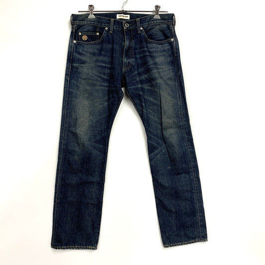 【中古品】【メンズ】 A BATHING APE アベイシングエイプ BAPE STA ベイプスタ DENIM PANTS デニムパンツ ズボン ボトムス 153-251124-ya-11-izu サイズ：M カラー：インディゴ 万代Net店