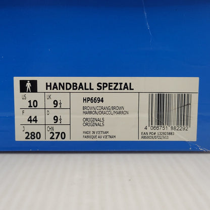 【中古品】【メンズ】 adidas アディダス × SHUKYU シュウキュウ × E-WAX イーワックス HANDBALL SPEZIAL HP6694 ハンドボール スペツィアル スニーカー シューズ 靴 161-251123-as-01-izu サイズ：28cm カラー：BROWN/CORANG/BROWN 万代Net店