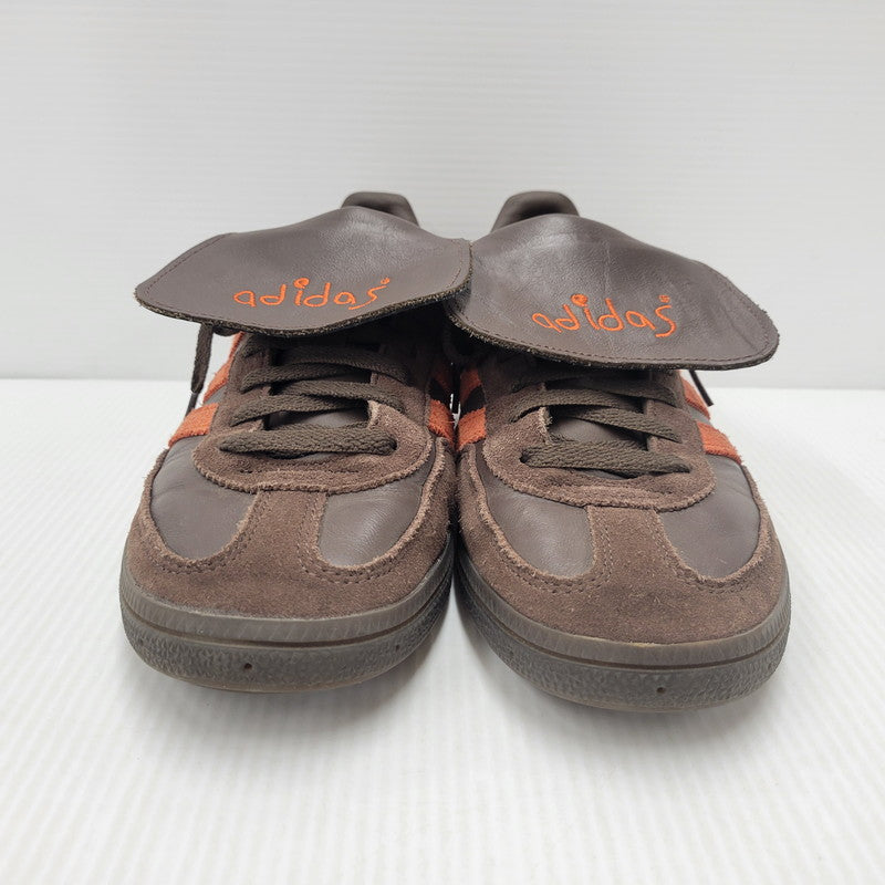 【中古品】【メンズ】 adidas アディダス × SHUKYU シュウキュウ × E-WAX イーワックス HANDBALL SPEZIAL HP6694 ハンドボール スペツィアル スニーカー シューズ 靴 161-251123-as-01-izu サイズ：28cm カラー：BROWN/CORANG/BROWN 万代Net店