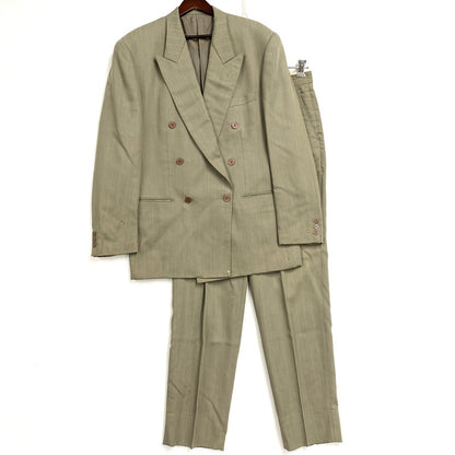 【現状渡し品】【メンズ】 KENZO PARIS ケンゾー STRIPE TAILORED SET UP ストライプ テーラード セットアップ 日本製 141-251202-as-22-izu サイズ：3 カラー：グリーン系 万代Net店