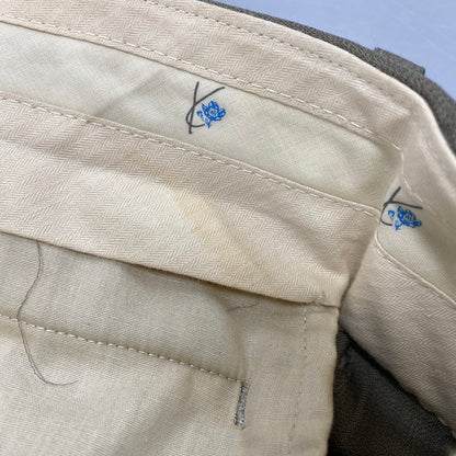 【現状渡し品】【メンズ】 KENZO PARIS ケンゾー STRIPE TAILORED SET UP ストライプ テーラード セットアップ 日本製 141-251202-as-22-izu サイズ：3 カラー：グリーン系 万代Net店