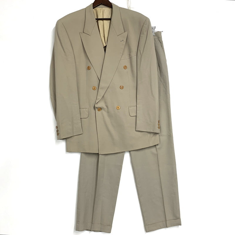 【現状渡し品】【メンズ】 KENZO PARIS ケンゾー パリ 日本製 90S TAILORED SET-UP テーラード セットアップ スーツ 141-251124-ya-14-izu サイズ：3 カラー：ベージュ系 万代Net店