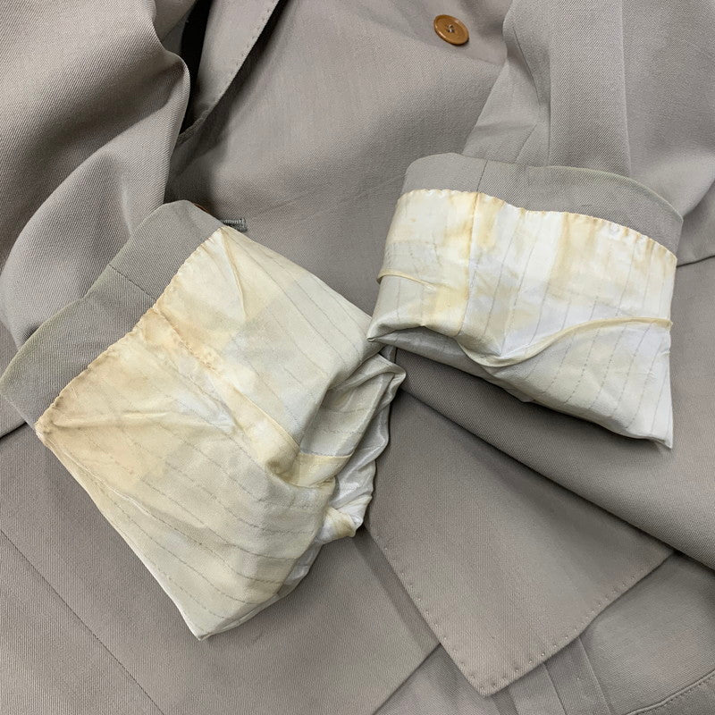 【現状渡し品】【メンズ】 KENZO PARIS ケンゾー パリ 日本製 90S TAILORED SET-UP テーラード セットアップ スーツ 141-251124-ya-14-izu サイズ：3 カラー：ベージュ系 万代Net店