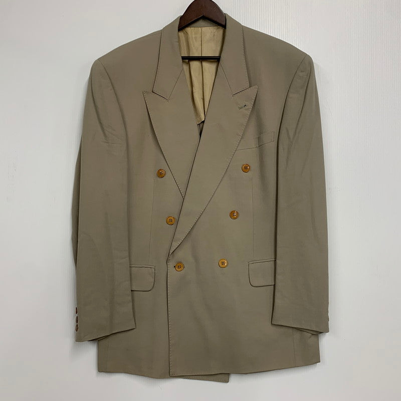 【現状渡し品】【メンズ】 KENZO PARIS ケンゾー パリ 日本製 90S TAILORED SET-UP テーラード セットアップ スーツ 141-251124-ya-14-izu サイズ：3 カラー：ベージュ系 万代Net店