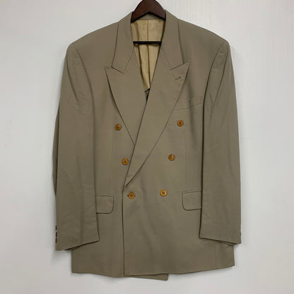 【現状渡し品】【メンズ】 KENZO PARIS ケンゾー パリ 日本製 90S TAILORED SET-UP テーラード セットアップ スーツ 141-251124-ya-14-izu サイズ：3 カラー：ベージュ系 万代Net店