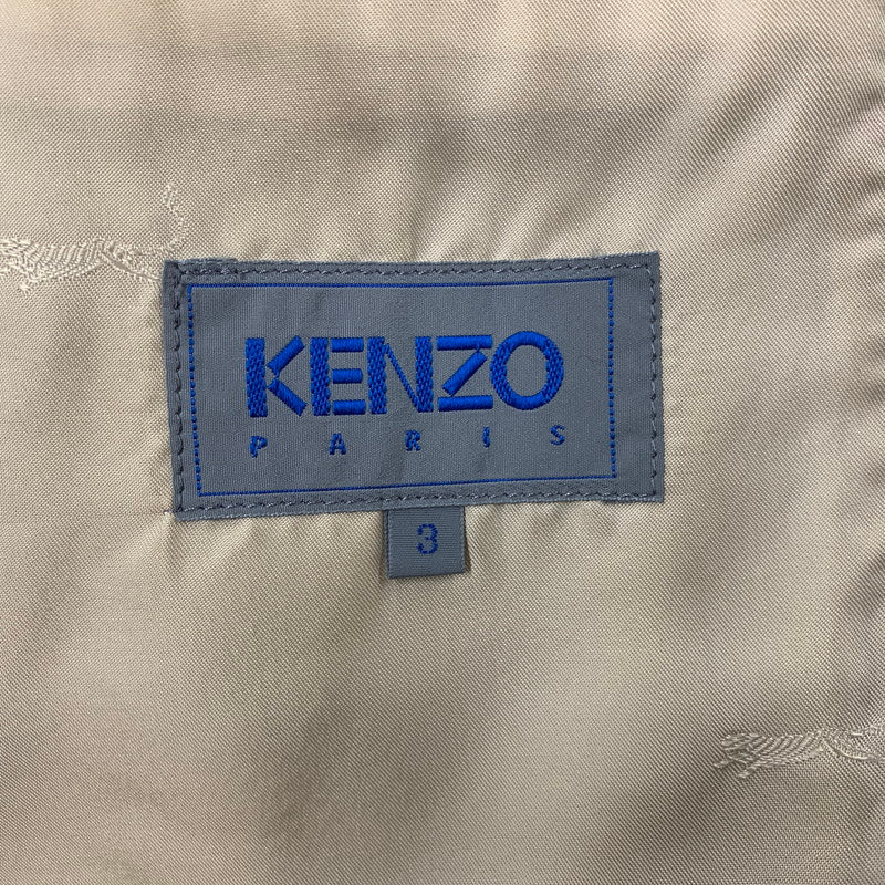 【現状渡し品】【メンズ】 KENZO PARIS ケンゾー パリ 日本製 90S TAILORED SET-UP テーラード セットアップ スーツ 141-251124-ya-14-izu サイズ：3 カラー：ベージュ系 万代Net店