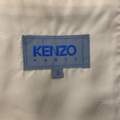 【現状渡し品】【メンズ】 KENZO PARIS ケンゾー パリ 日本製 90S TAILORED SET-UP テーラード セットアップ スーツ 141-251124-ya-14-izu サイズ：3 カラー：ベージュ系 万代Net店