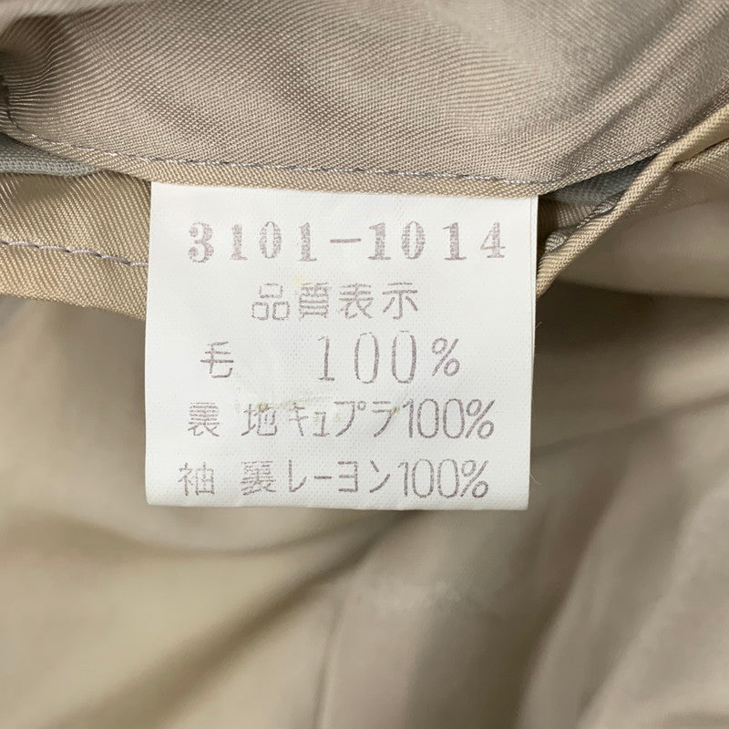 【現状渡し品】【メンズ】 KENZO PARIS ケンゾー パリ 日本製 90S TAILORED SET-UP テーラード セットアップ スーツ 141-251124-ya-14-izu サイズ：3 カラー：ベージュ系 万代Net店