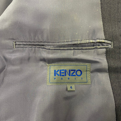 【現状渡し品】【メンズ】 KENZO PARIS ケンゾー TAILORED SET UP テーラード セットアップ 日本製 141-251202-as-23-izu サイズ：4 カラー：ブルー系 万代Net店