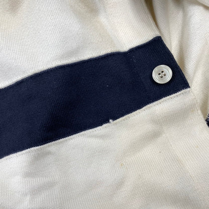 【現状渡し品】【メンズ】 ISSEY MIYAKE イッセイミヤケ SWEAT POLO CARDIGAN スウェット ポロ カーディガン 140-251202-as-14-izu サイズ：L カラー：ホワイト系 万代Net店