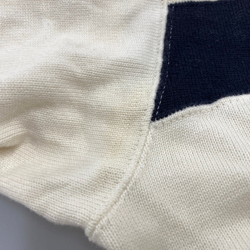 【現状渡し品】【メンズ】 ISSEY MIYAKE イッセイミヤケ SWEAT POLO CARDIGAN スウェット ポロ カーディガン 140-251202-as-14-izu サイズ：L カラー：ホワイト系 万代Net店