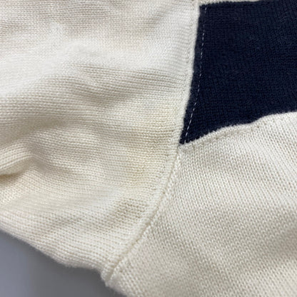 【現状渡し品】【メンズ】 ISSEY MIYAKE イッセイミヤケ SWEAT POLO CARDIGAN スウェット ポロ カーディガン 140-251202-as-14-izu サイズ：L カラー：ホワイト系 万代Net店