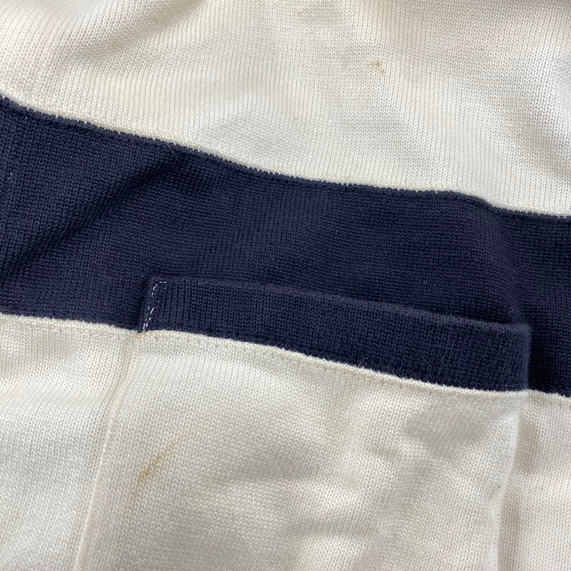 【現状渡し品】【メンズ】 ISSEY MIYAKE イッセイミヤケ SWEAT POLO CARDIGAN スウェット ポロ カーディガン 140-251202-as-14-izu サイズ：L カラー：ホワイト系 万代Net店