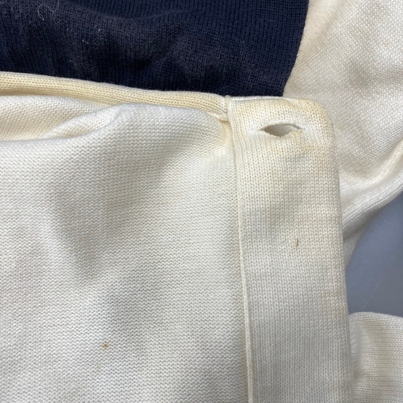 【現状渡し品】【メンズ】 ISSEY MIYAKE イッセイミヤケ SWEAT POLO CARDIGAN スウェット ポロ カーディガン 140-251202-as-14-izu サイズ：L カラー：ホワイト系 万代Net店