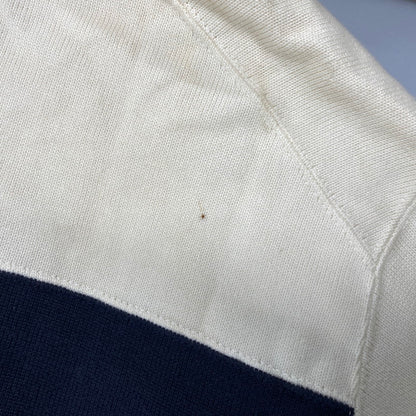 【現状渡し品】【メンズ】 ISSEY MIYAKE イッセイミヤケ SWEAT POLO CARDIGAN スウェット ポロ カーディガン 140-251202-as-14-izu サイズ：L カラー：ホワイト系 万代Net店