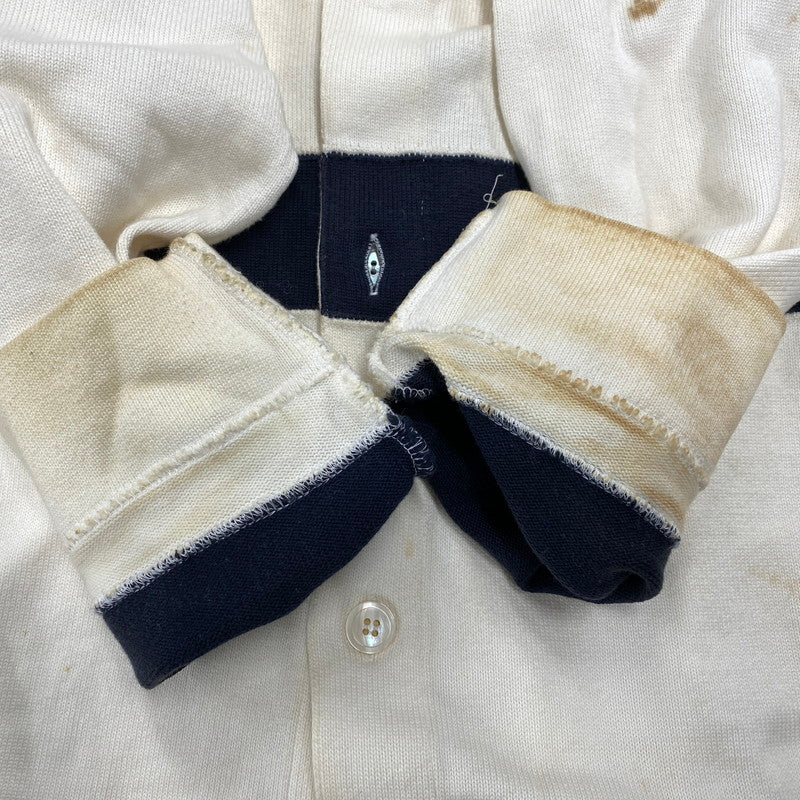 【現状渡し品】【メンズ】 ISSEY MIYAKE イッセイミヤケ SWEAT POLO CARDIGAN スウェット ポロ カーディガン 140-251202-as-14-izu サイズ：L カラー：ホワイト系 万代Net店
