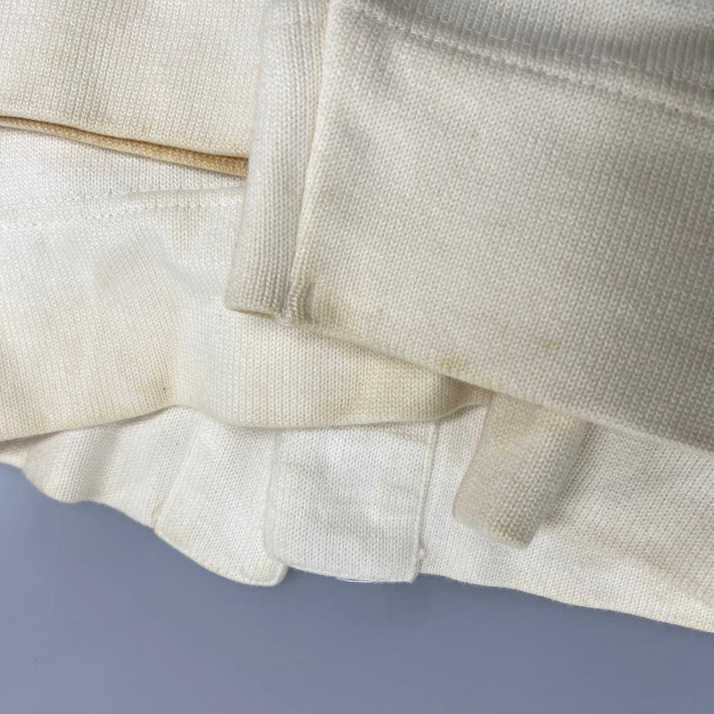 【現状渡し品】【メンズ】 ISSEY MIYAKE イッセイミヤケ SWEAT POLO CARDIGAN スウェット ポロ カーディガン 140-251202-as-14-izu サイズ：L カラー：ホワイト系 万代Net店