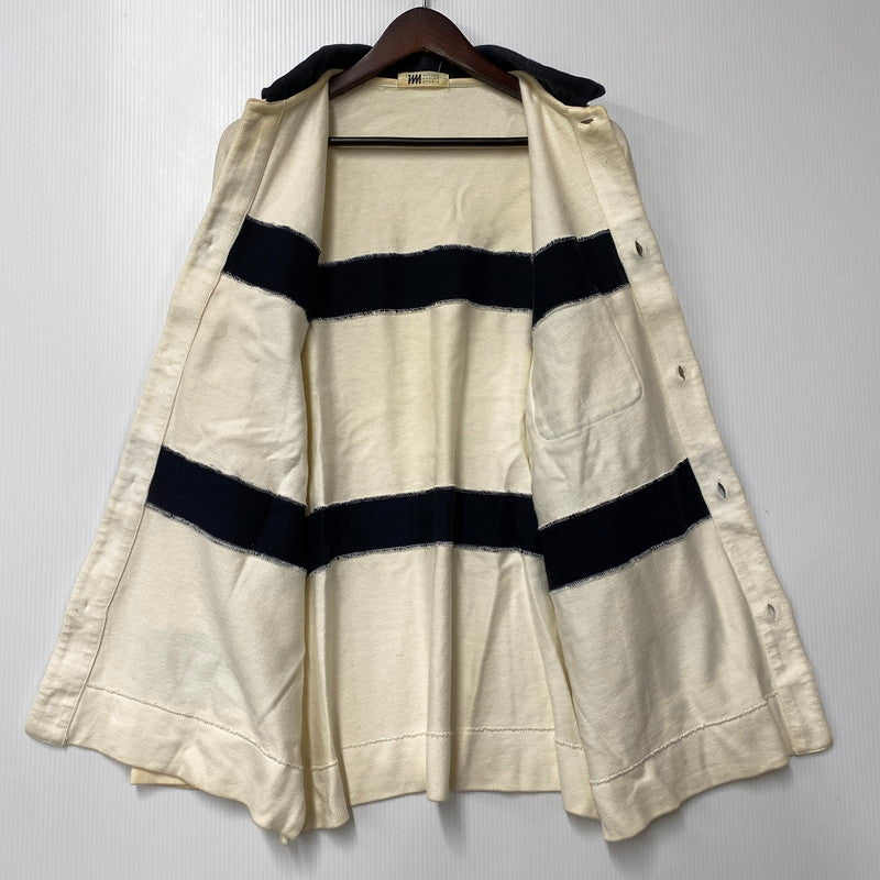 【現状渡し品】【メンズ】 ISSEY MIYAKE イッセイミヤケ SWEAT POLO CARDIGAN スウェット ポロ カーディガン 140-251202-as-14-izu サイズ：L カラー：ホワイト系 万代Net店