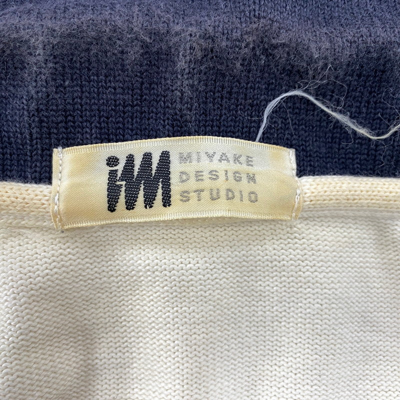 【現状渡し品】【メンズ】 ISSEY MIYAKE イッセイミヤケ SWEAT POLO CARDIGAN スウェット ポロ カーディガン 140-251202-as-14-izu サイズ：L カラー：ホワイト系 万代Net店