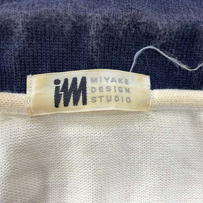 【現状渡し品】【メンズ】 ISSEY MIYAKE イッセイミヤケ SWEAT POLO CARDIGAN スウェット ポロ カーディガン 140-251202-as-14-izu サイズ：L カラー：ホワイト系 万代Net店