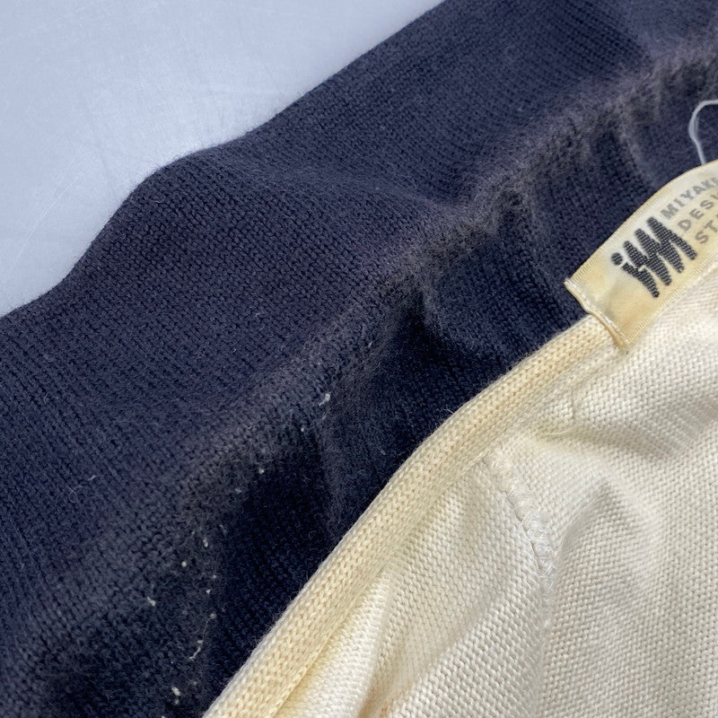 【現状渡し品】【メンズ】 ISSEY MIYAKE イッセイミヤケ SWEAT POLO CARDIGAN スウェット ポロ カーディガン 140-251202-as-14-izu サイズ：L カラー：ホワイト系 万代Net店