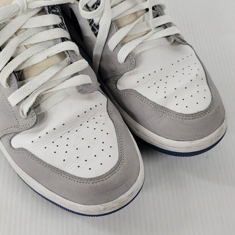 【中古品】【メンズ】 NIKE ナイキ AIR JORDAN 1 LOW SE DM1199-140 エア ジョーダン 1 ロー SE スニーカー シューズ 靴 160-251124-as-03-izu サイズ：28.5cm カラー：WHITE/DK MARINA BLUE-BLACK 万代Net店