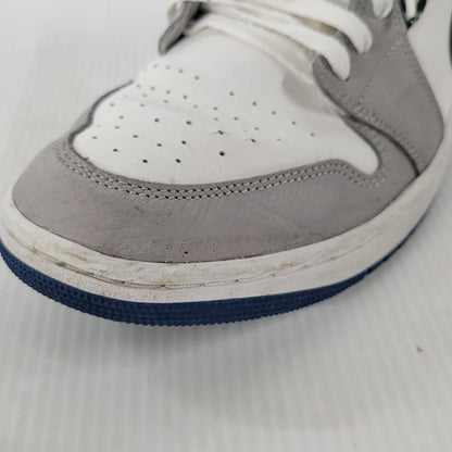 【中古品】【メンズ】 NIKE ナイキ AIR JORDAN 1 LOW SE DM1199-140 エア ジョーダン 1 ロー SE スニーカー シューズ 靴 160-251124-as-03-izu サイズ：28.5cm カラー：WHITE/DK MARINA BLUE-BLACK 万代Net店