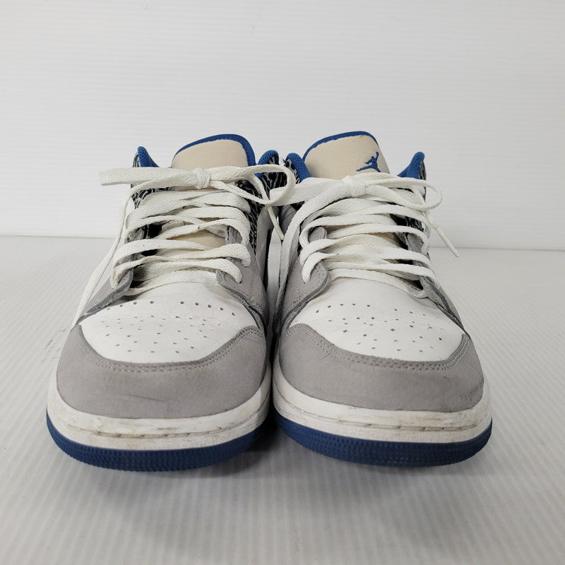 【中古品】【メンズ】 NIKE ナイキ AIR JORDAN 1 LOW SE DM1199-140 エア ジョーダン 1 ロー SE スニーカー シューズ 靴 160-251124-as-03-izu サイズ：28.5cm カラー：WHITE/DK MARINA BLUE-BLACK 万代Net店
