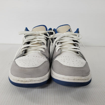 【中古品】【メンズ】 NIKE ナイキ AIR JORDAN 1 LOW SE DM1199-140 エア ジョーダン 1 ロー SE スニーカー シューズ 靴 160-251124-as-03-izu サイズ：28.5cm カラー：WHITE/DK MARINA BLUE-BLACK 万代Net店