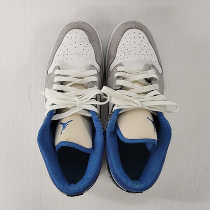 【中古品】【メンズ】 NIKE ナイキ AIR JORDAN 1 LOW SE DM1199-140 エア ジョーダン 1 ロー SE スニーカー シューズ 靴 160-251124-as-03-izu サイズ：28.5cm カラー：WHITE/DK MARINA BLUE-BLACK 万代Net店