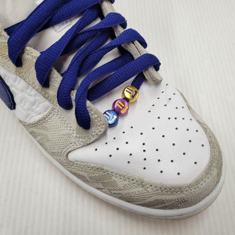 【中古品】【メンズ】 NIKE SB ナイキエスビー × RAYSSA LEAL ライッサ レアウ DUNK LOW PRM RL FZ5251-001 ダンク ロー プレミアム RL スニーカー シューズ 靴 160-251123-as-02-izu サイズ：28cm カラー：PURE PLATINUM/DEEP ROYAL BLUE 万代Net店