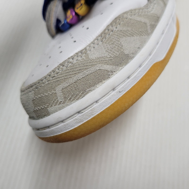 【中古品】【メンズ】 NIKE SB ナイキエスビー × RAYSSA LEAL ライッサ レアウ DUNK LOW PRM RL FZ5251-001 ダンク ロー プレミアム RL スニーカー シューズ 靴 160-251123-as-02-izu サイズ：28cm カラー：PURE PLATINUM/DEEP ROYAL BLUE 万代Net店