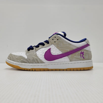 【中古品】【メンズ】 NIKE SB ナイキエスビー × RAYSSA LEAL ライッサ レアウ DUNK LOW PRM RL FZ5251-001 ダンク ロー プレミアム RL スニーカー シューズ 靴 160-251123-as-02-izu サイズ：28cm カラー：PURE PLATINUM/DEEP ROYAL BLUE 万代Net店