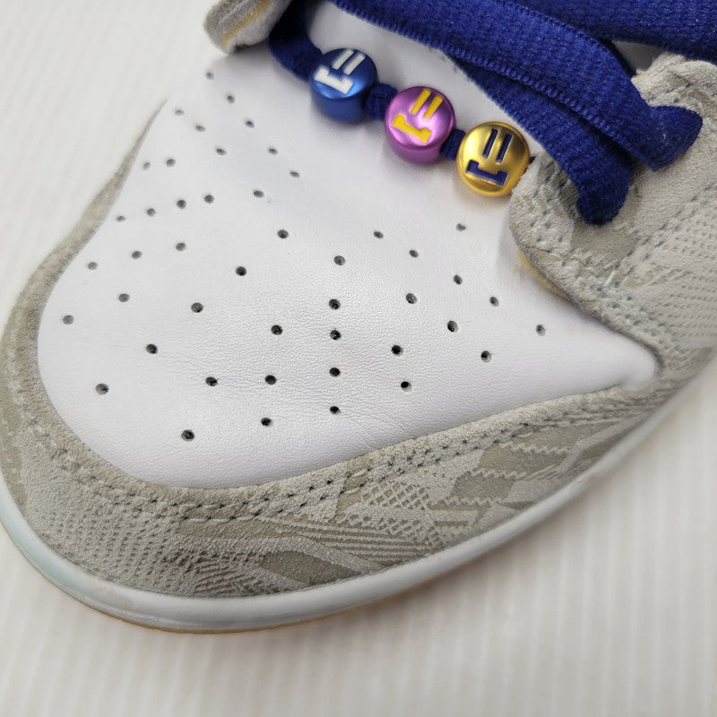 【中古品】【メンズ】 NIKE SB ナイキエスビー × RAYSSA LEAL ライッサ レアウ DUNK LOW PRM RL FZ5251-001 ダンク ロー プレミアム RL スニーカー シューズ 靴 160-251123-as-02-izu サイズ：28cm カラー：PURE PLATINUM/DEEP ROYAL BLUE 万代Net店