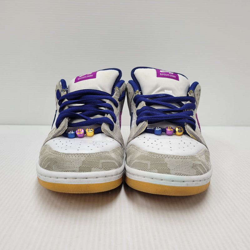 【中古品】【メンズ】 NIKE SB ナイキエスビー × RAYSSA LEAL ライッサ レアウ DUNK LOW PRM RL FZ5251-001 ダンク ロー プレミアム RL スニーカー シューズ 靴 160-251123-as-02-izu サイズ：28cm カラー：PURE PLATINUM/DEEP ROYAL BLUE 万代Net店