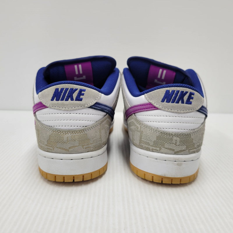 【中古品】【メンズ】 NIKE SB ナイキエスビー × RAYSSA LEAL ライッサ レアウ DUNK LOW PRM RL FZ5251-001 ダンク ロー プレミアム RL スニーカー シューズ 靴 160-251123-as-02-izu サイズ：28cm カラー：PURE PLATINUM/DEEP ROYAL BLUE 万代Net店